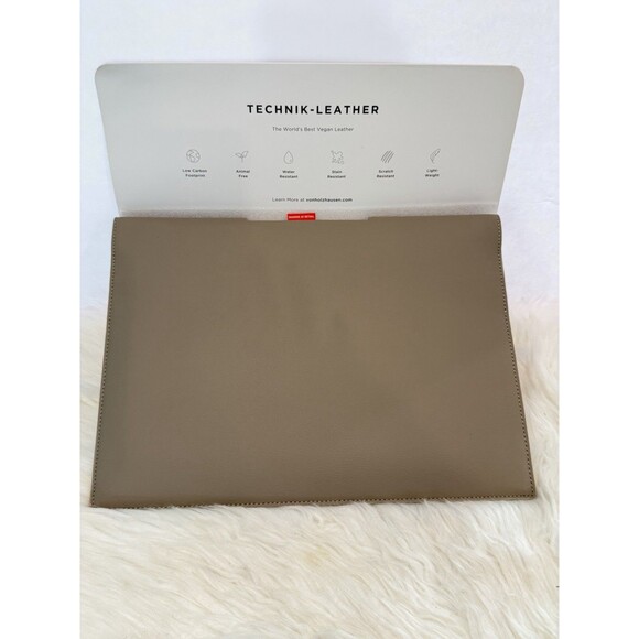 Von Holzhausen The iPad Portfolio Leather Reinvented Case 12.9 Inches Stone - Picture 13 of 16